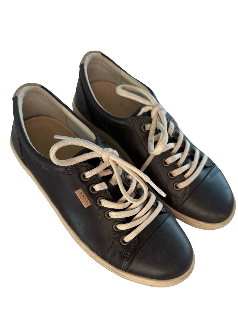 Ecco Women Soft7 Sneaker SZ 36 5.5 Leather Trainer Golf Shoe Classic Minimalist